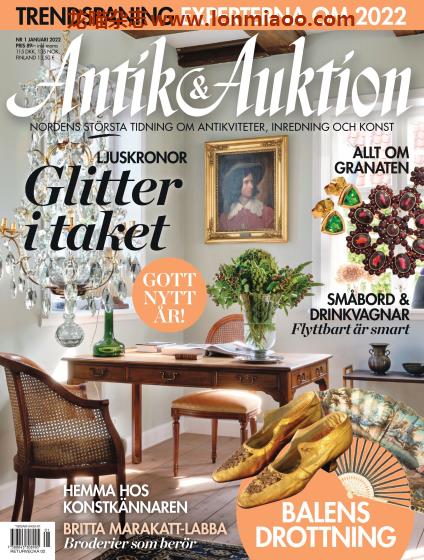 [瑞典版]Antik & Auktion 室内家居设计 PDF电子杂志 2022年1月刊